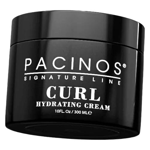 Pacinos Curl Hydrating Cream – Locken definierende und Frizz-kontrollierende Styling-Creme in Salonqualität für Feuchtigkeitskontrolle – 295 ml