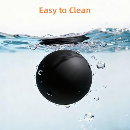 BESKAR Massage Lacrosse Bälle für myofasziale Entspannung, Triggerpunkt-Therapie und Yoga-Therapie – Fußmassageball zur Linderung von Plantarfasziitis, Schwarz