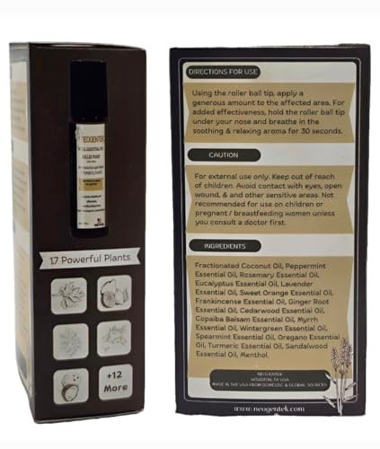 Royal Aches & Pains Essential Oil Blend | Handgefertigte Mischung aus 17 kraftvollen ätherischen Ölen | Hergestellt in den USA | Natürlicher Komfort & Entspannung – Aromatherapie-Roll-on für Muskeln & Gelenke, Kopfschmerzen, Nebenhöhlen – 10ml