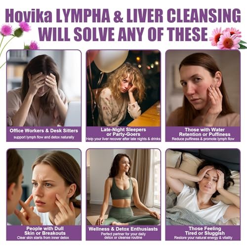 Liposomale Lymphdrainage-Tropfen, 26-in-1 Leberreinigung & Entgiftung mit Mariendistel, Echinacea, Glutathion, Vitaminen – Lymph-Leber-Kur für Darm- und Stoffwechselgesundheit – Erdbeergeschmack, 60 ml