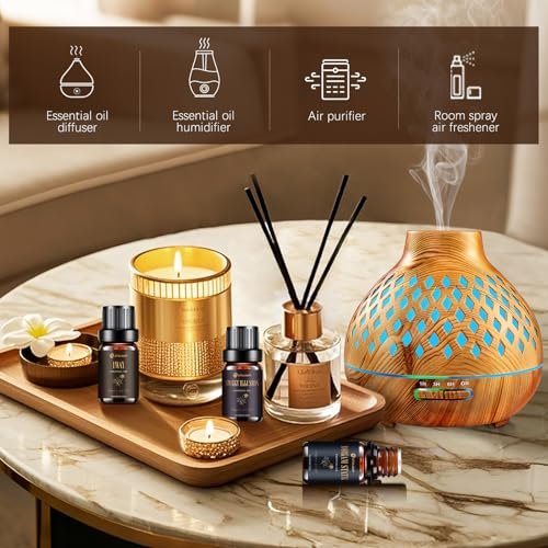 Hotel Collection Diffuser Öl Set – 6x10 ml Duftöl inspiriert von beliebten 5-Sterne-Hotel Düften (My Way, Dream State, Coastal Cabine)