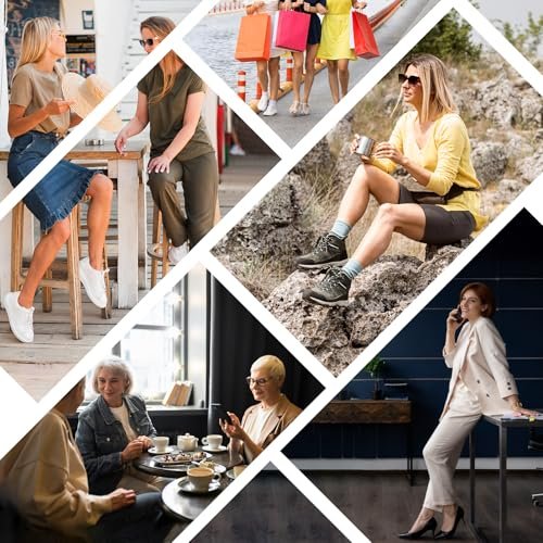 Dr. Archrevive Fußgewölbe-Stützeinlagen für Damen, verstellbares 3-Stufen-System gegen Plantarfasziitis, rutschfestes unsichtbares Bio-Gel, Schmetterlingskontur für High Heels, Ballerinas & Sandalen (2 Paar, hohes Fußgewölbe)