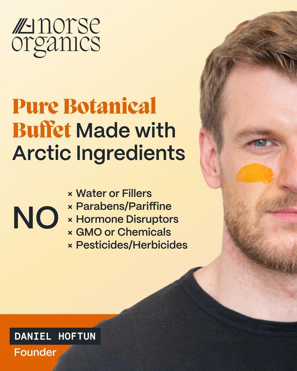 Norse Organics Gesichts-Peeling für zu Akne neigende Haut | Natürlicher Peeling mit Rosenblüten, Aprikosenkernen & Reismehl | Sanfte Tiefenreinigung für alle Hauttypen | Männer & Frauen | 3x wöchentliche Anwendung | 28 g