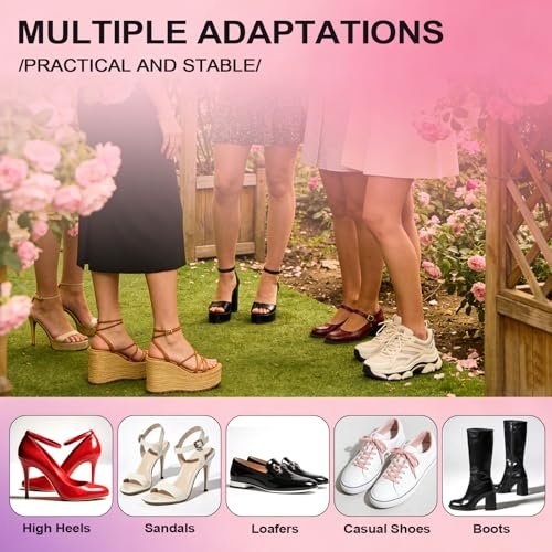 3/4 Unsichtbare High Heel Einlagen für Frauen – Anti-Rutsch-Polster, Stoß- und Schweißabsorbierende Komfort-Schuheinlagen für High Heels, Sandalen & Flats