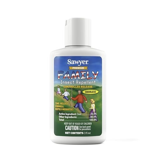 Sawyer SP523 Premium Insektenschutz für die Familie, kontrollierte Freisetzung, 20% DEET Lotion, 88 ml