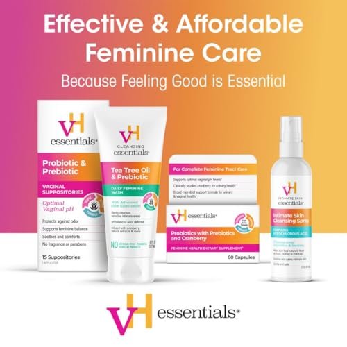 vH essentials Intimer Reinigungsspray mit Hypochloriger Säure 89 ml – Sanfte, pH-ausgewogene Damenhygiene für Geruchskontrolle, Frische & Komfort – Alkoholfrei, Brennt Nicht