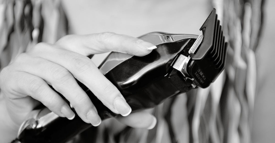 Ein moderner Haarschneider auf einem weißen Hintergrund, der how to choose hair clippers veranschaulicht