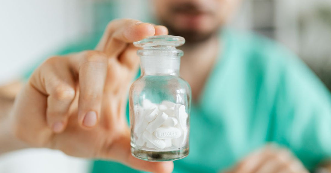 Nahrungsergänzungsmittel-Flasche mit Betaine HCl Kapseln zur Unterstützung bei niedriger Magensäure