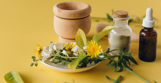 Single Homeopathic Remedies Buying Guide: Verschiedene homöopathische Einzelmittel in Glasfläschchen auf einem Tisch
