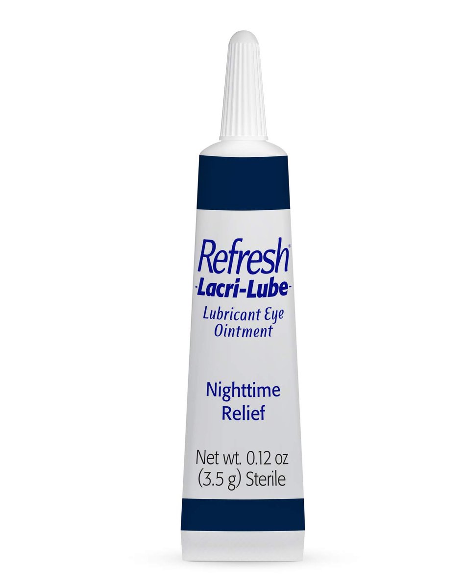 Refresh Lacri-Lube Augensalbe – Feuchtigkeitsspendende Pflege für trockene Augen, 0,12 oz