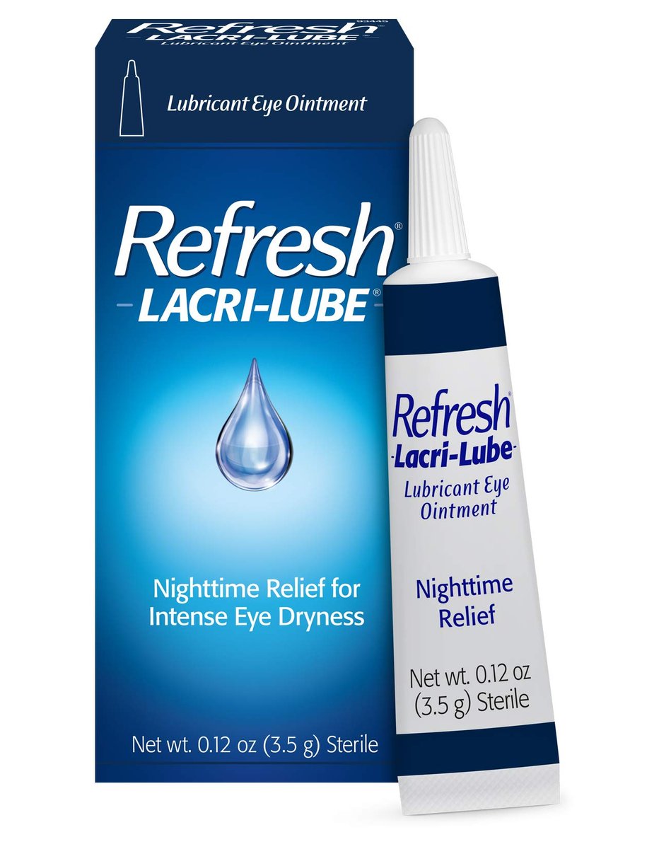 Refresh Lacri-Lube Augensalbe – Feuchtigkeitsspendende Pflege für trockene Augen, 0,12 oz