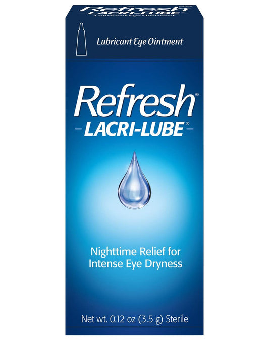 Refresh Lacri-Lube Augensalbe – Feuchtigkeitsspendende Pflege für trockene Augen, 0,12 oz