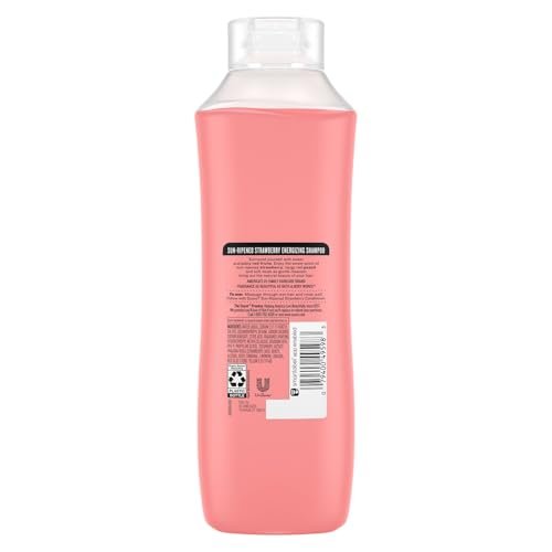 Suave Shampoo, Erdbeer Familienflasche – Belebendes Shampoo mit Erdbeerextrakt & Vitamin E, 22,5 Unzen
