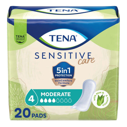 TENA Sensitive Moderate Bladder Control Pads, Inkontinenz, mittlere Saugfähigkeit, 20 Stück, 1 Packung