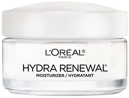 L'Oreal Paris Skincare Hydra-Renewal Feuchtigkeitscreme mit Pro-Vitamin B5 für trockene, empfindliche Haut, 24h Feuchtigkeit, 1,7 Unzen