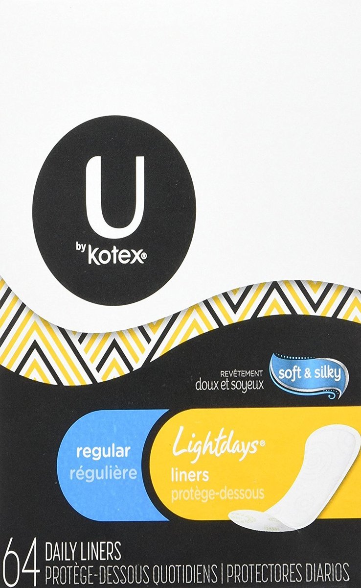 Kotex Natural Balance Lightdays Slipeinlagen, Regular - 64 Stück