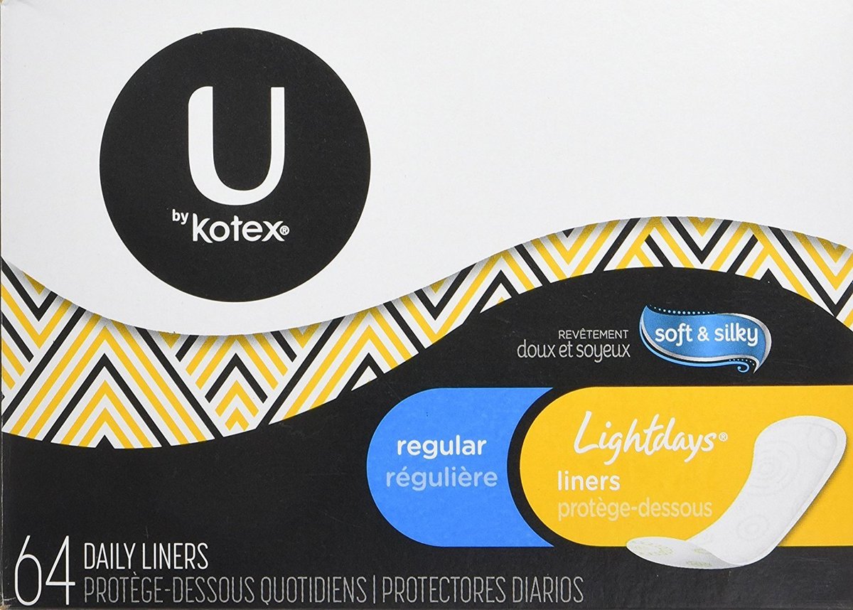Kotex Natural Balance Lightdays Slipeinlagen, Regular - 64 Stück