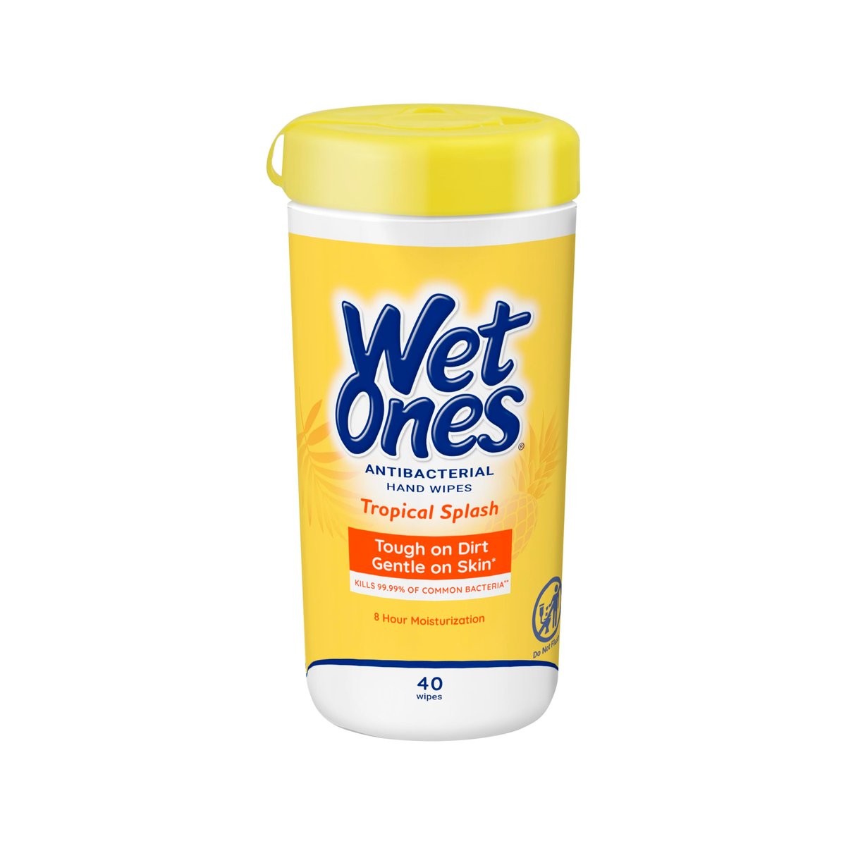 Wet Ones Antibakterielle Handtücher Tropical Splash – 40 Tücher im Spender