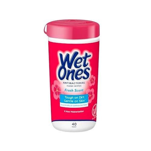 Wet Ones Antibakterielle Handtücher, Frischer Duft, 40 Tücher