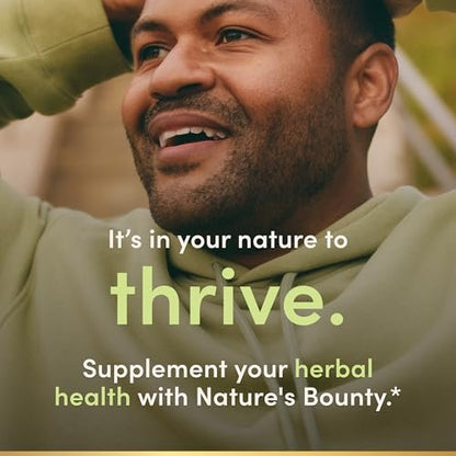 Nature's Bounty Horny Goat Weed mit Maca – Pflanzliches Nahrungsergänzungsmittel, 60 Kapseln