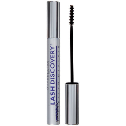 Maybelline New York Lash Discovery Wimperntusche, wasserlöslich, sehr schwarz, 0,16 Flüssigunzen