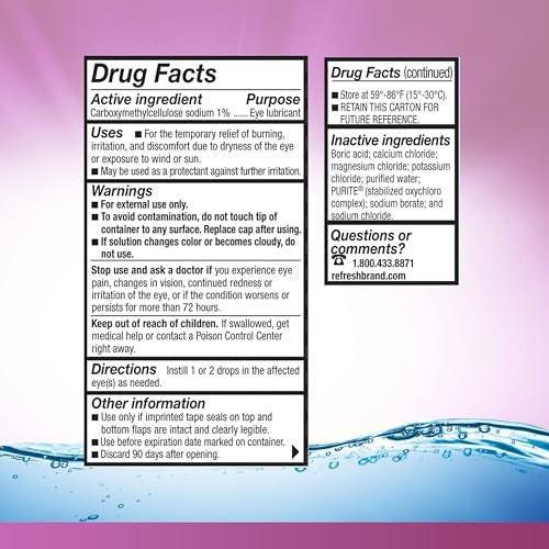 Refresh Liquigel Lubricant Eye Gel – Feuchtigkeitsspendende Augentropfen für trockene Augen, 0,5 Fl Oz Steril