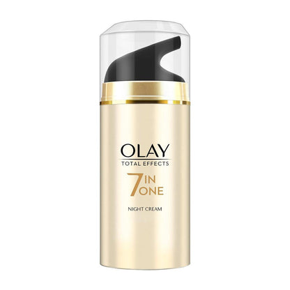 Olay Total Effects Nachtpflege Feuchtigkeitscreme 1,7 Fl Oz – Straffende Nachtcreme für jünger aussehende Haut