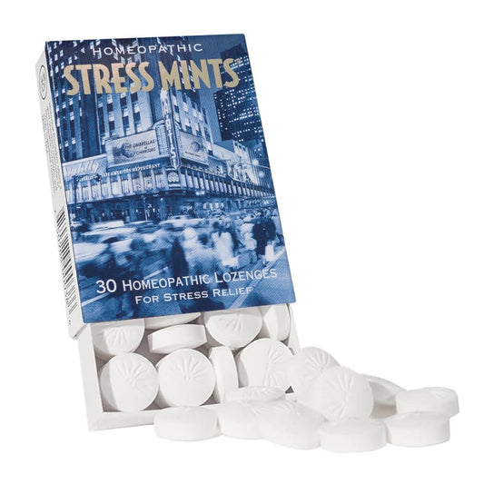 Historical Remedies Stress Mints (1 Pack) | Homöopathische Lutschpastillen gegen Stress & Verdauungsbeschwerden, Bio-Pfefferminzgeschmack, vegan & glutenfrei, nicht gewöhnungsbildend