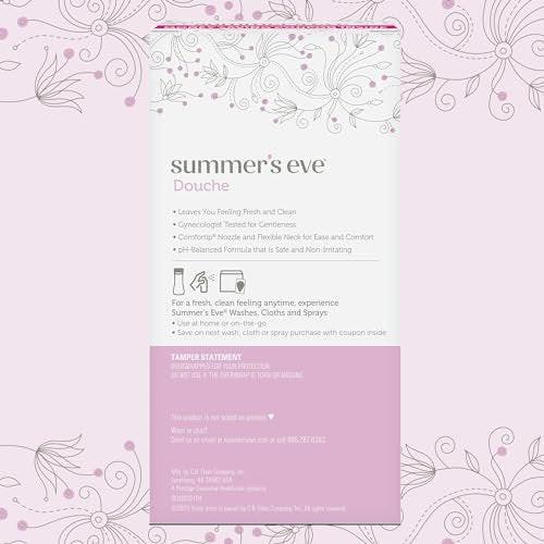Summer's Eve Douche Island Splash – Vaginales Reinigungsprodukt zur Reduzierung von Gerüchen, 4er-Pack, 127 g pro Flasche