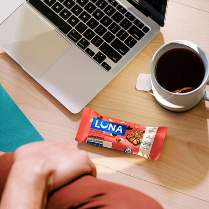 LUNA Bar Nutz Over Chocolate – 15er-Pack, glutenfrei, nicht-GVO, 7-9 g Protein