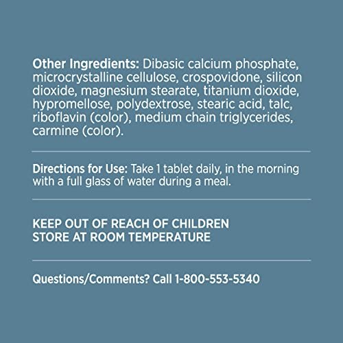 Ocuvite Augen Vitamin & Mineral Ergänzung, Lutein & Antioxidantien Vitamine A, C & E, Zink für Augengesundheit & Unterstützung, Vitamine für die Augen, 60 Tabletten