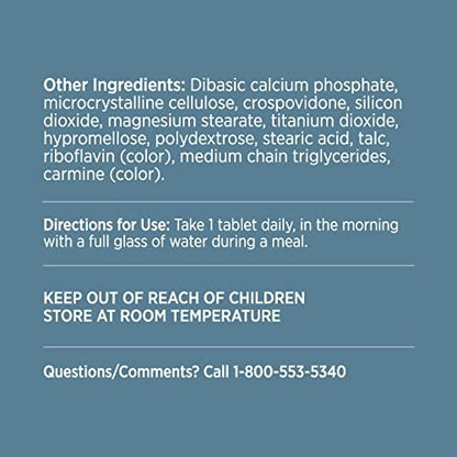 Ocuvite Augen Vitamin & Mineral Ergänzung, Lutein & Antioxidantien Vitamine A, C & E, Zink für Augengesundheit & Unterstützung, Vitamine für die Augen, 60 Tabletten
