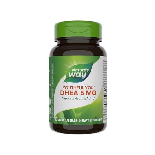 Nature's Way Youthful You DHEA 5 mg – 60 Kapseln zur Energieunterstützung