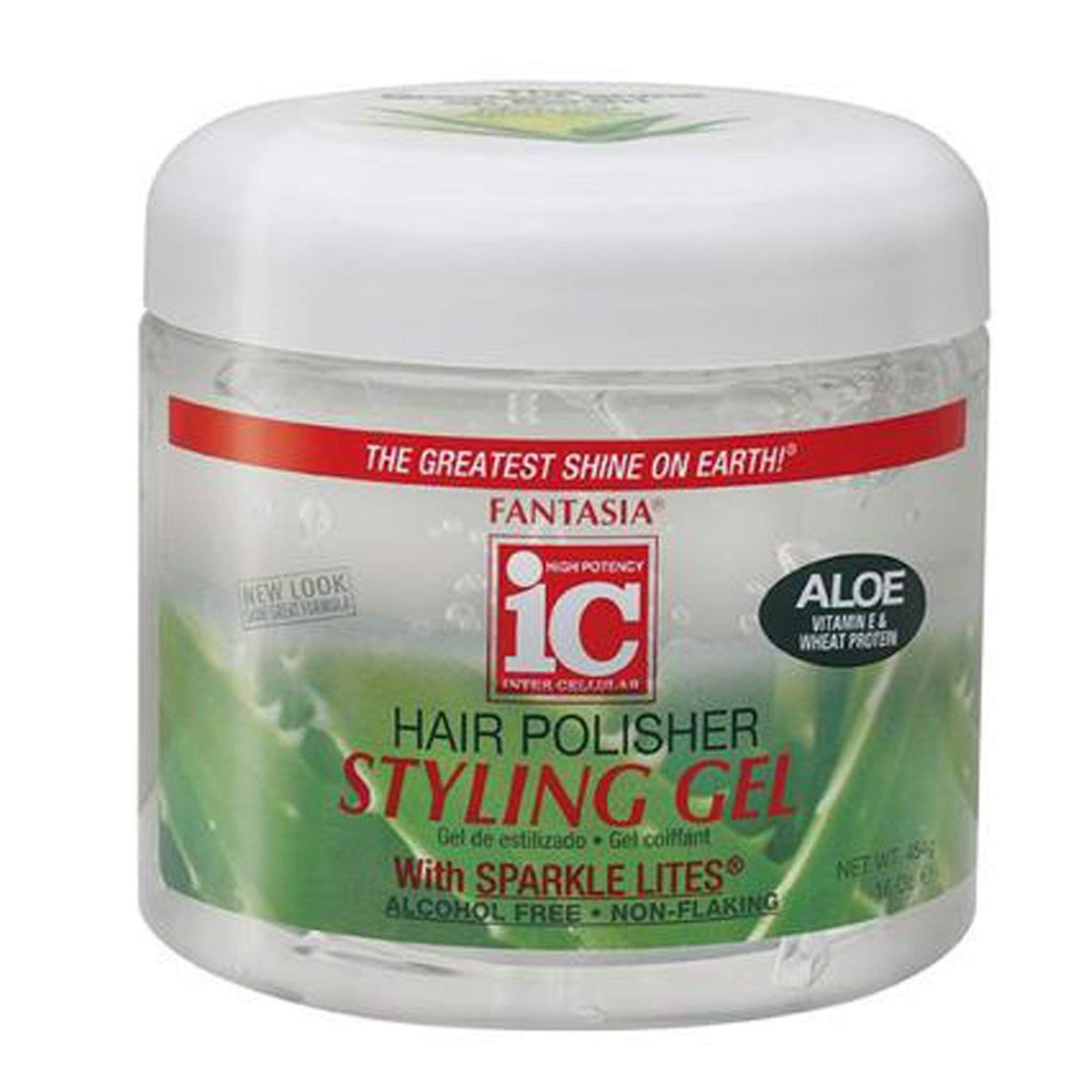 Fantasia High Potency IC Haar-Politur-Stilgel mit Sparkle Lites, 473 ml