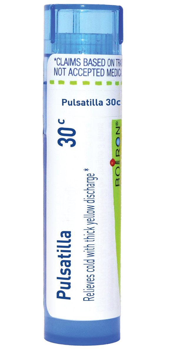 Boiron Pulsatilla 30C Homöopathisches Mittel gegen Erkältungen - 80 Kügelchen