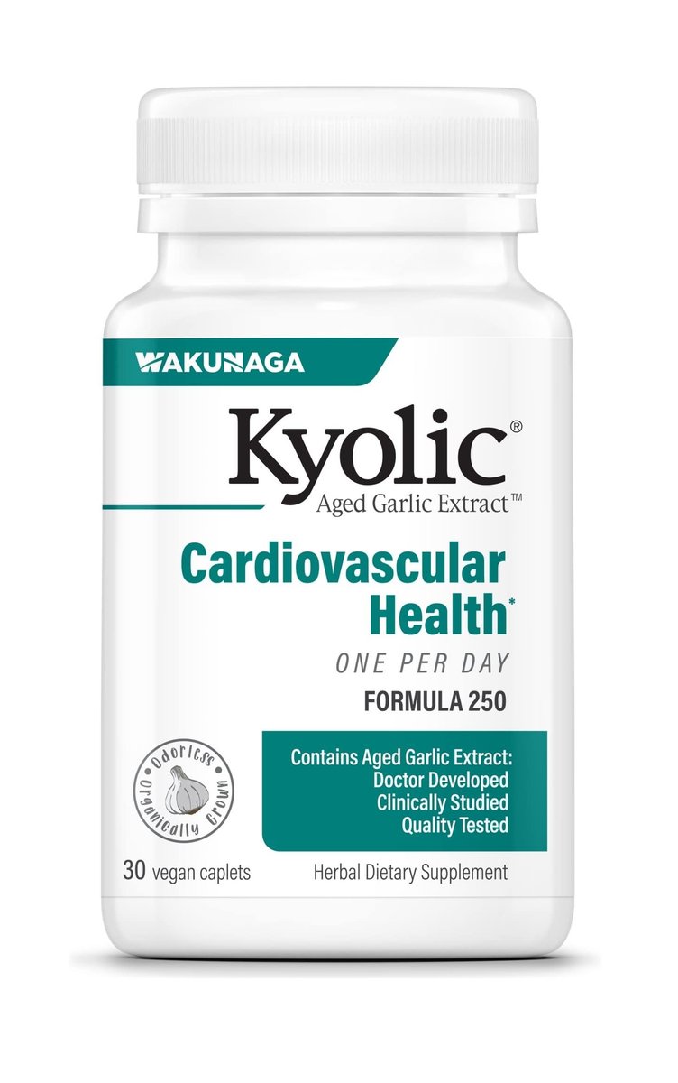 Kyolic Knoblauchextrakt Formula 250 – Einmal täglich 30 Kapseln für die Herz-Kreislauf-Gesundheit