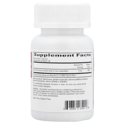 Ecological Formulas Ferritin Kapseln – 60 Kapseln, Hochwertiges Eisenpräparat