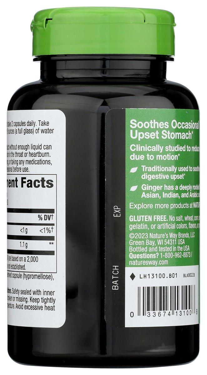Nature's Way Premium Ginger Root 1100 mg pro Portion 180 Kapseln - Hochwertiges Kräuterergänzungsmittel