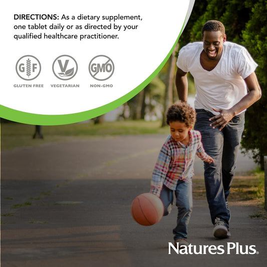 NaturesPlus Hema-Plex Eisen – 30 Tabletten mit langsamer Freisetzung – 85 mg chelatiertes Eisen – für die Blutgesundheit – mit Vitamin C & Bioflavonoiden – Nicht-GVO, vegetarisch & glutenfrei – 30 Portionen