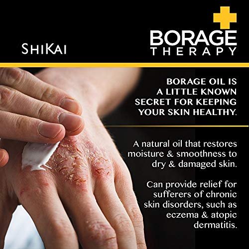 ShiKai Borage Therapy Handcreme (2,5 oz) – Parfümfreie Feuchtigkeitscreme für Hände & Körper – Schnelle Linderung bei trockener Haut mit Hafer & Shea