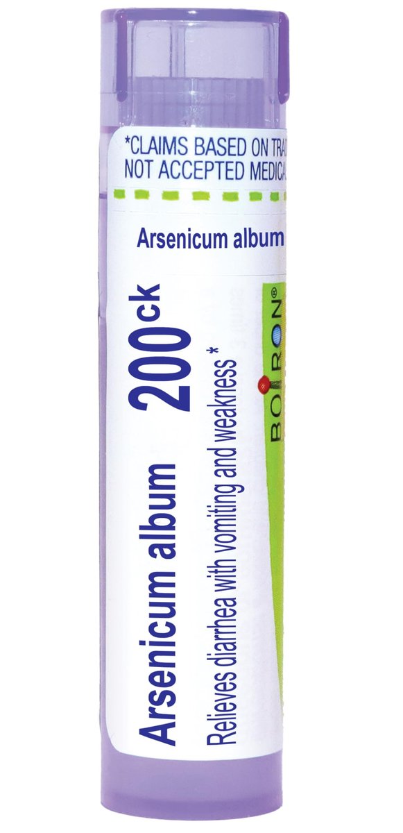 Boiron Arsenicum Album 200CK Homöopathisches Mittel gegen Lebensmittelvergiftung – 80 Kügelchen