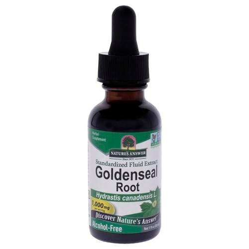 Nature's Answer Goldenseal Wurzel | Nahrungsergänzungsmittel | Unterstützt ein gesundes Immunsystem | Glutenfrei & Alkoholfrei 30 ml