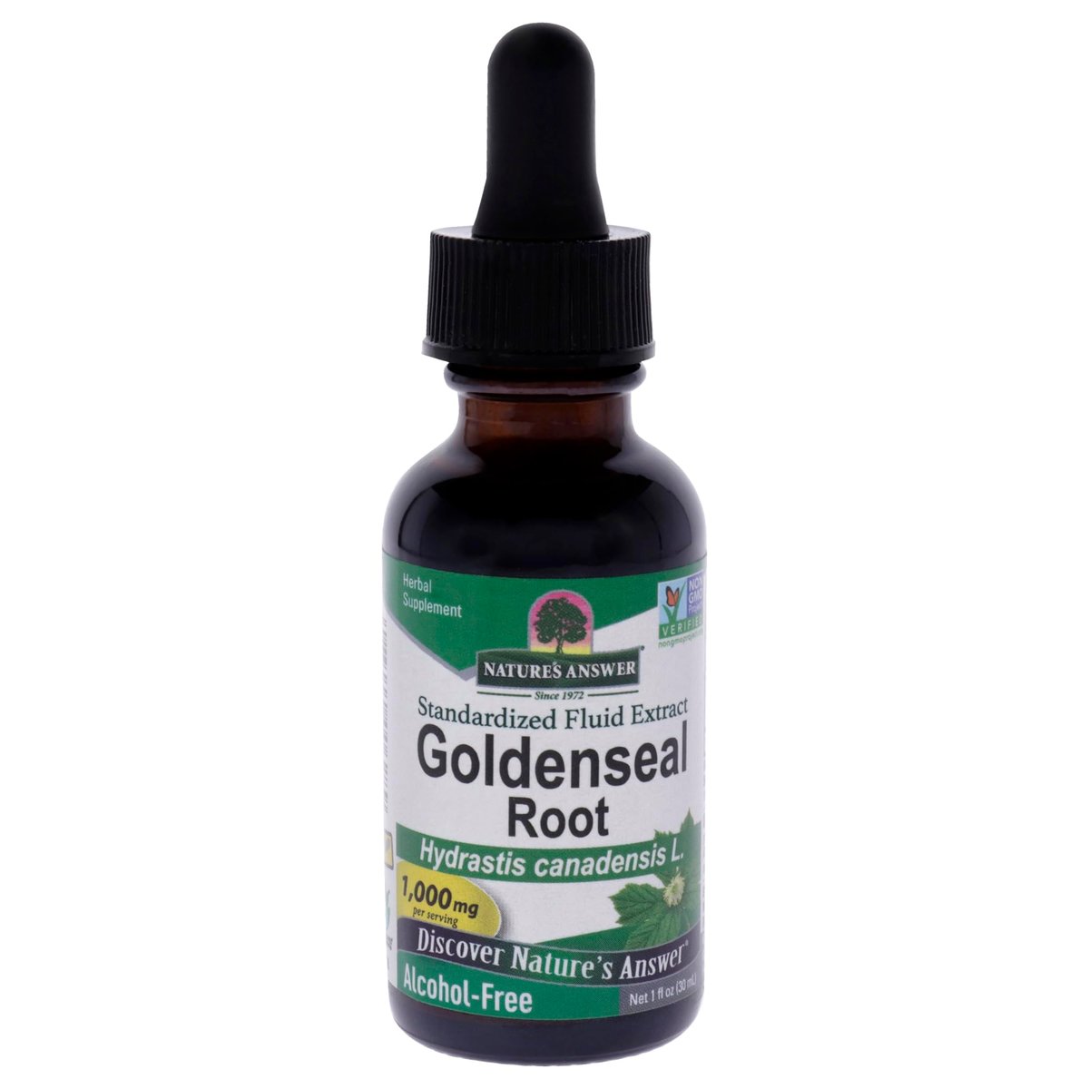 Nature's Answer Goldenseal Wurzel | Nahrungsergänzungsmittel | Unterstützt ein gesundes Immunsystem | Glutenfrei & Alkoholfrei 30 ml
