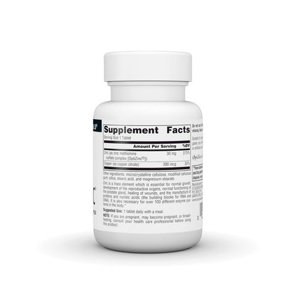 Source Naturals OptiZinc Zink-Methionin-Sulfat-Komplex – 60 Tabletten, Nahrungsergänzungsmittel