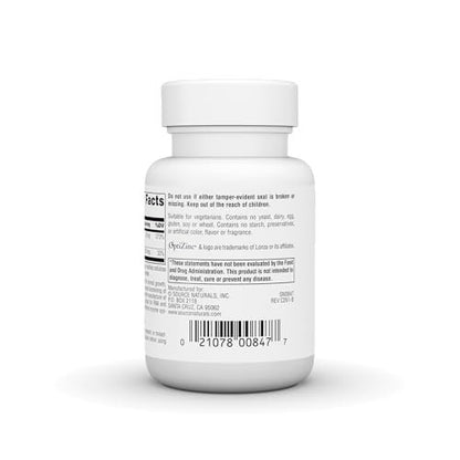 Source Naturals OptiZinc Zink-Methionin-Sulfat-Komplex – 60 Tabletten, Nahrungsergänzungsmittel