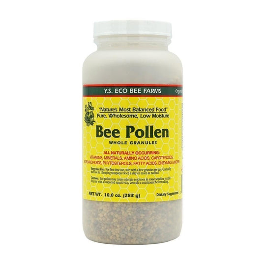YS Organic Bio-Bienenpollen - Ganzes Granulat, niedriger Feuchtigkeitsgehalt - 284 g