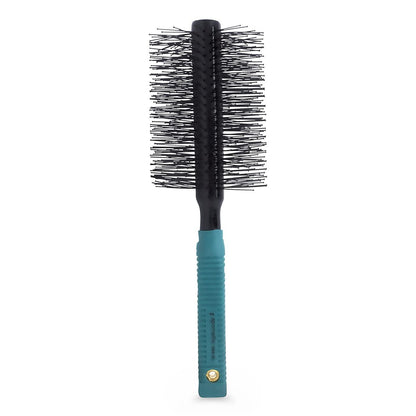 Spornette Doppelstrang XL Rundbürste, Nylonborsten - Rundbürste zum Glätten, Anti-Frizz, Entwirren, Volumen - Styling für welliges & lockiges, mittleres & langes Haar (2,75 Zoll)