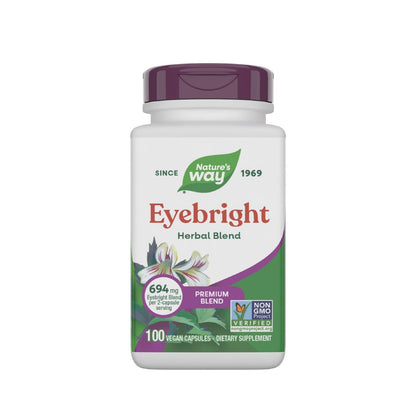 Nature's Way Augentrost Premium Blend – Kräutermischung, Non-GMO, vegan, 100 Kapseln