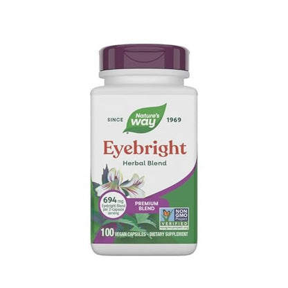 Nature's Way Augentrost Premium Blend – Kräutermischung, Non-GMO, vegan, 100 Kapseln