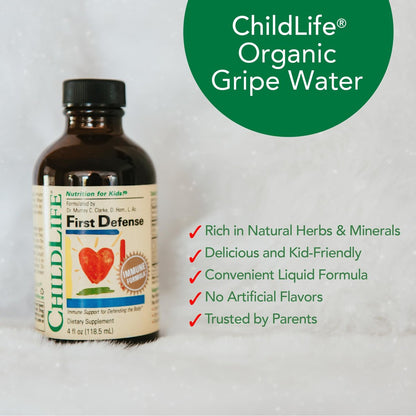 CHILDLIFE ESSENTIALS First Defense – Immunstärkender Sirup für Kinder ab 6 Monaten, mit Holunderbeere und Zink, 4 Fl Oz (118 ml)